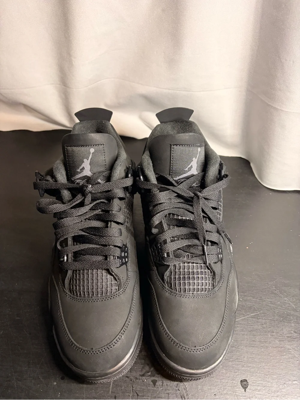 Men's Black Basketball Sneakers Jordan 4